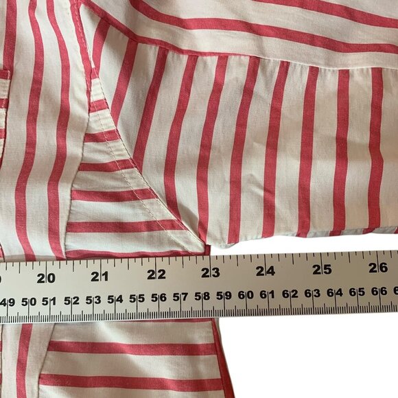 B.young  button up blouse stripped raspberrt sorbet size EU36 - Picture 4 of 6
